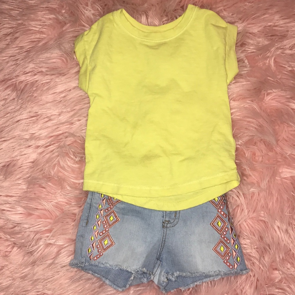 Cat & Jack Yellow Outfit